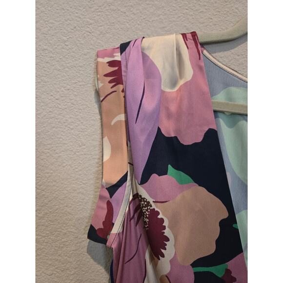 Ramy Brook Women's Morgan Size 8 Multicolor Floral Long Dress Party Cocktail - Picture 8 of 13